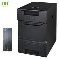 Sistema de Altavoces de Columna Line Array Activo con Subwoofer de 15 Pulgadas, Combo PA Amplificado para DJ, Escenarios, Bandas en Vivo, Eventos, Conciertos al Aire Libre