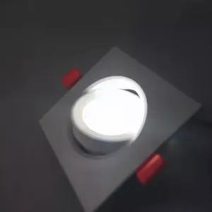 Moderna plafoniera a LED da incasso 3W 6000K bianco CCT 12W corpo in alluminio faretto 8 cm può 10 pezzi per ufficio - Product Image 6