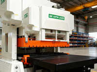 Presse CNC haute vitesse pour construction en acier, double manivelle, haute productivité, moteur mécanique 45 kW, PLC, roulement