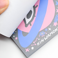 Bloc-notes de scrapbooking imprimé personnalisé de haute qualité note autocollante pour la papeterie