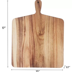 เขียงไม้กระถินขนาดใหญ่ สำหรับเสิร์ฟในโรงแรม ครัว โรงแรม ใช้สำหรับพิซซ่า ชีส ขนมปัง <span class=keywords><strong>ผัก</strong></span> <span class=keywords><strong>ผล</strong></span><span class=keywords><strong>ไม้</strong></span> - Product Image 6