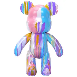 DIY Painting Teddy Bear Violent Bear Fluid Bear For Painting And Decoration