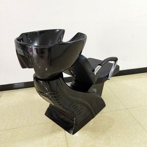 Mayorista Peluquería Silla Muebles Cartón Moderno Cómodo Portátil Champú Fregadero Cabello Cama Peluquería Lavabo Negro - Product Image 4