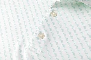 Camisas de hombre de nuevo diseño con estampado por sublimación, camisa polo de golf de alto rendimiento para hombre con estampado completo del contorno del estado de Florida en verde menta - Product Image 6