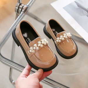 Chaussures habillées en gros, nouveaux modèles, pour petites filles, style princesse, à enfiler, semelle souple, chaussures simples - Product Image 4