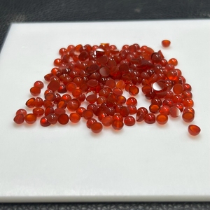 HQ GEMS fondo plano pequeño cabujón redondo <span class=keywords><strong>1</strong></span>,5mm a 4mm Original Natural rojo cornalina ágata piedra preciosa suelta en venta - Product Image 3