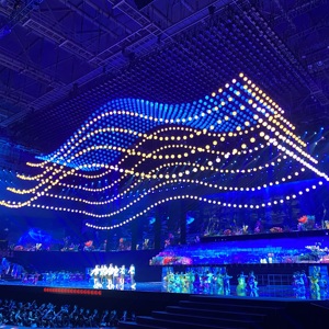 HOT Night Club 200W Kinetic RGBW Lifting <strong>Ball</strong> Led Kinetic Light <strong>Ball</strong> Sphere <strong>Sky</strong> Show Party Stag Bar Wedding Laser Light Hot Sale - Product Image 6