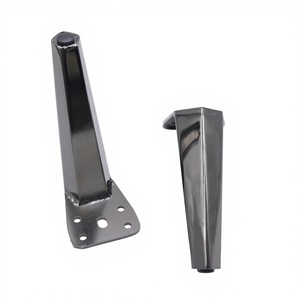 Patas de Sofá Negras/Doradas, Herrajes para Muebles, Patas de Hierro para Sofá, Reposapiés Negro - Product Image 2