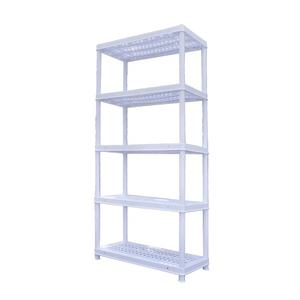 헤비 듀티 PP 소재 싼 5 계층 플라스틱 선반 플라스틱 스토리지 선반 유닛 차고 주방 - Product Image 4