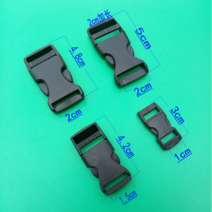 Boucles latérales en plastique noir de 25 mm, durables et résistantes à l'usure, pour sacs, sacs à dos et accessoires - Product Image 4