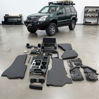 Kit de conversion complet de l'intérieur du Land Cruiser LC120 GX470 avec console centrale et système de navigation du tableau de bord LC250
