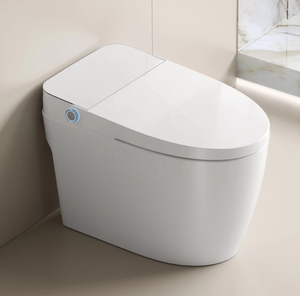 Inodoro Inteligente <span class=keywords><strong>MUBI</strong></span> Versión Simple con Sifón en <span class=keywords><strong>S</strong></span> Alargado, Inodoro Sanitario de Cerámica, WC Eléctrico Automático con Bidé Inteligente - Product Image 6