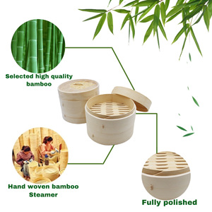 Venta caliente de alta capacidad ecológica vaporizador de bambú natural para mariscos mejor precio vaporizadores de cocina - Product Image 4