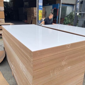 Qixiong 2023 MDF đá cẩm thạch tấm đồ nội thất Trắng melamine 1220*2440*18mm siêu cao bóng mờ vật nuôi nhiều lớp MDF - Product Image 4