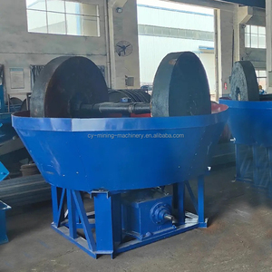 Planta de Procesamiento de <span class=keywords><strong>Oro</strong></span> de Pequeña Escala para Minas de Cuarzo, Molino de Bandeja Húmeda, Conjunto Completo de Equipos - Product Image 3