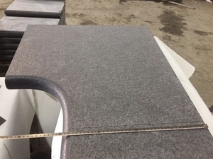 Siyah granit yüzme havuzu yarım <span class=keywords><strong>Bullnose</strong></span> sınır başa çıkma kiremit - Product Image 5