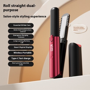 Fer plat à ultrasons infrarouge pour soin des <span class=keywords><strong>cheveux</strong></span> Fer à lisser ionique professionnel pour soins personnels Appareils de beauté avec écran LCD - Product Image 4