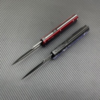 Premium M390 acier alliage d'aluminium poignée couteau de poche extérieur Microt couteau de chasse pour l'urgence sur le terrain