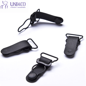 Boucle de jarretière transparente, clip métallique recouvert de nylon, attache de lingerie OEM - Product Image 4