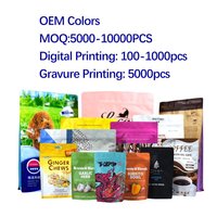 Sachets Mylar personnalisés refermables anti-odeur Cali Packs, format 8ème (3,5g), 35g, 7g, 1oz, 1lb, 4x5, 3,5, en stock