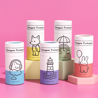 Emballage en carton kraft biodégradable écologique Déodorant Parfum Déodorant en stick Rouge à lèvres Tube en papier pour baume à lèvres