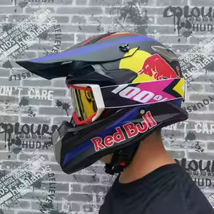 <span class=keywords><strong>Casque</strong></span> Tout-Terrain Intégral Protecteur pour Jeunes avec Lunettes <span class=keywords><strong>Gants</strong></span> Homologué DOT pour Moto Quad Utilisation Urbaine Matériau ABS - Product Image 3