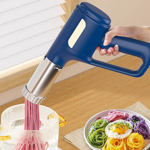 ステンレス鋼60Wパスタマシン麺メーカー新しいプロフェッショナルワイヤレス電気家庭用 - Product Image 1