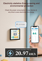 Lanbon L10 Smart Switch WiFi 2,4 GHz Control de voz con Alexa & Google Assistant Schedule & Timer Function para Smart Home