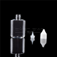 Bouteille compte-gouttes en plastique Transparent 15ml, flacon d'huile essentielle en PVC avec embout, vente en gros, 50 pièces
