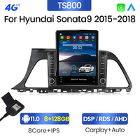 MEKEDE Android 11 8 + 128G IPS DSP écran de voiture pour Hyundai Sonata9 2015-2018 GPS BT stéréo 360 caméra ADAS DVR voiture gps