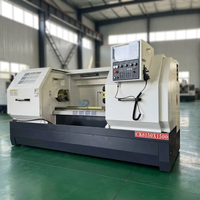 Tour CNC à lit plat robuste CK6150 avec contrôleur FANUC/GSK et moteur automatique pour le tournage des métaux