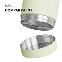 Bouteille d'eau en acier inoxydable de grande capacité de 64oz personnalisée avec compartiment de rangement pour les bouteilles d'eau de voyage en plein air pour les aliments pour chiens