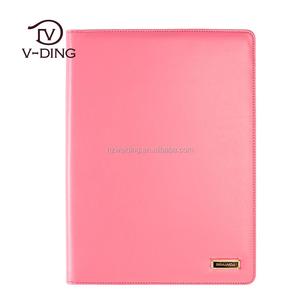 Cartelle di presentazione in pelle per ufficio A4 personalizza LOGO borsa portadocumenti moderna personalizzabile in formato A4 raccoglitore ad anelli in pelle <span class=keywords><strong>Pu</strong></span> CN;GUA - Product Image 2