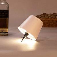 Lumière de nuit RGB portable moderne personnalisable, commande tactile intelligente, LED rechargeable, intensité réglable, sans fil, simple, pour restaurant et bar