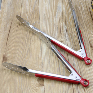 Pinzas de cocina de acero inoxidable de 12 pulgadas para alimentos, pan y barbacoa, pinzas de cocina para barbacoa, para adquisición transfronteriza. - Product Image 2