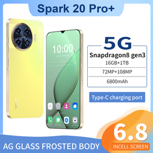 Nhà Máy Bán Buôn Spark 20 Pro 5G Điện Thoại Thông Minh 108MP Ba Hệ Thống Camera 6800MAh Pin & Android 14.0 3G & 4G Tương Thích - Product Image 3