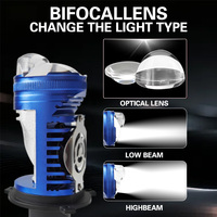 Bombillas LED H7 90W Súper Blancas 4500LM con Lentes T, Faros Delanteros para Auto H4, Bombillas Canbus 12V, Luz Blanca Pura 6000K