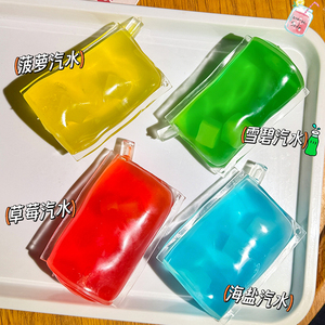 Offre Spéciale – Jouets anti-stress transparents en forme de fruits, design glace, mignons et souples, pour la relaxation - Product Image 5