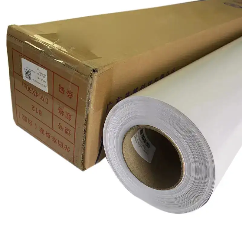 PVC tự dính Vinyl nhãn dán có thể in vinyl 120g 140g 160g tự dính Vinyl 140g