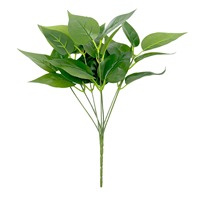 Tanaman Hijau Buatan Rumput Daun Anggur Eucalyptus Diameter 35cm Plastik Tahan Air Ramah Lingkungan Lampu LED Dalam/Luar Ruangan