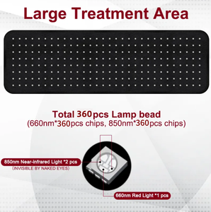 Cinturón eléctrico de 660nm y 850nm para terapia de infrarrojos, tratamiento de luz roja manual para aliviar el dolor corporal, uso doméstico - Product Image 4
