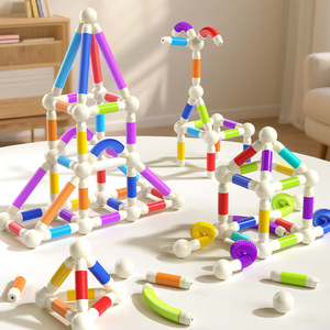 Bloques de construcción magnéticos para niños, juguetes educativos estirables de 4 a 6 años - Product Image 3