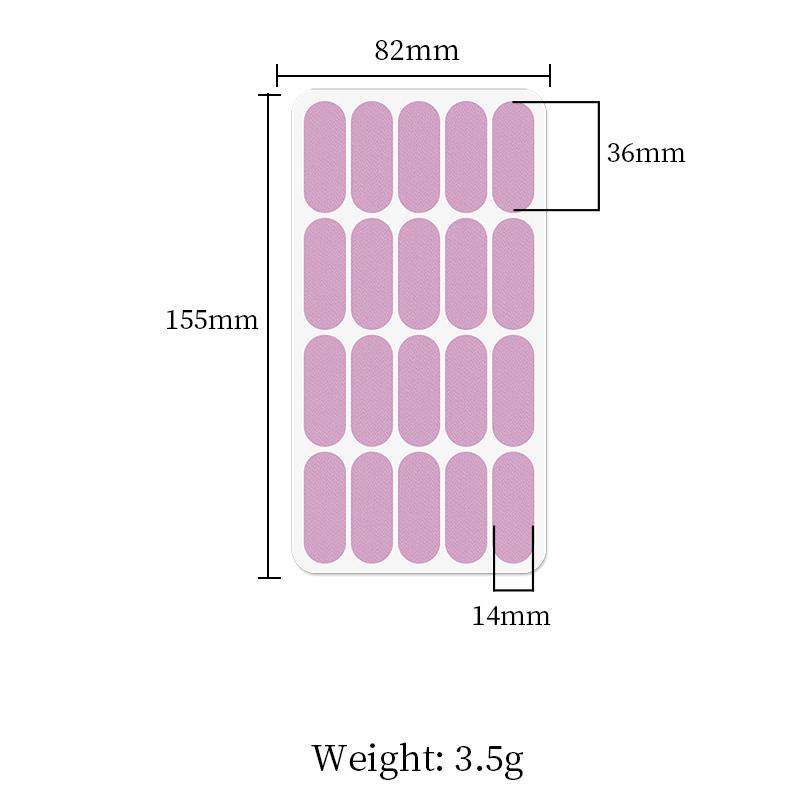 Tessuto Elastico Rosa (20 Pezzi)
