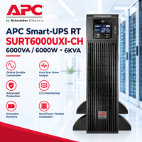 APC SURT6000UXI-CH 6000VA 6000W UPS Konversi Ganda Online 220V Gelombang Sinus Murni untuk Peralatan Server Tersedia Harga Terbaik