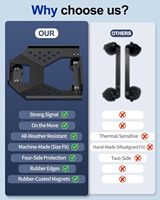 Soporte Starlink Mini de Acero Inoxidable con Succión Magnética de Doble Uso para RV, Camiones, Barcos V4, Ideal para Camping en Condiciones Extremas de Alta Velocidad
