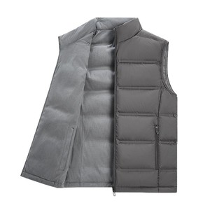 90% White Duck Down <strong>Lightweight</strong> Waistcoat Double-sided Reversible Down Vest Men's Women's Sports Outdoor Puffer <strong>Gilet</strong> for Winter - Product Image 3
