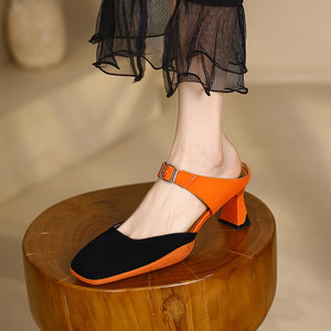 Pantoufles d'été personnalisées pour femmes, chaussures chinoises, à talon mort, pour <span class=keywords><strong>pédicure</strong></span>, nouvelle collection <span class=keywords><strong>2022</strong></span> - Product Image 2