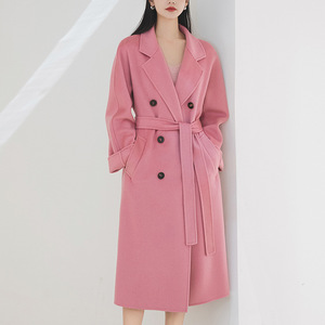 Fabricant professionnel ODM&OEM 2023, <span class=keywords><strong>manteau</strong></span> en <span class=keywords><strong>cachemire</strong></span> et <span class=keywords><strong>laine</strong></span> double face long personnalisé pour femmes - Product Image 4