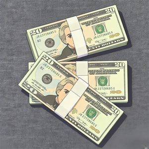 200 Piezas de Billetes de Dólar Estadounidense de Juguete, Billetes de 20, 50 y <span class=keywords><strong>100</strong></span> <span class=keywords><strong>USD</strong></span>, Dinero de Juguete para Efectos de Cine, Decoración de Fiestas de Graduación, 78*33mm, 50% de Tamaño - Product Image 3