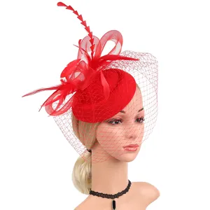 Newest Church Hats Customized Women Hair Accessories Premium Headbands Wedding Accessories For Girls